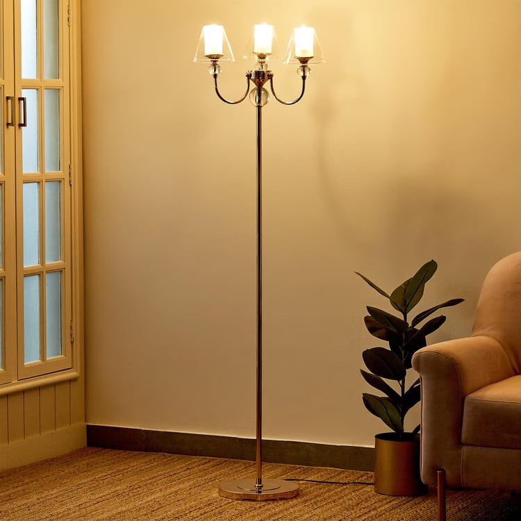 Melody Shellacs Metal Floor Lamp