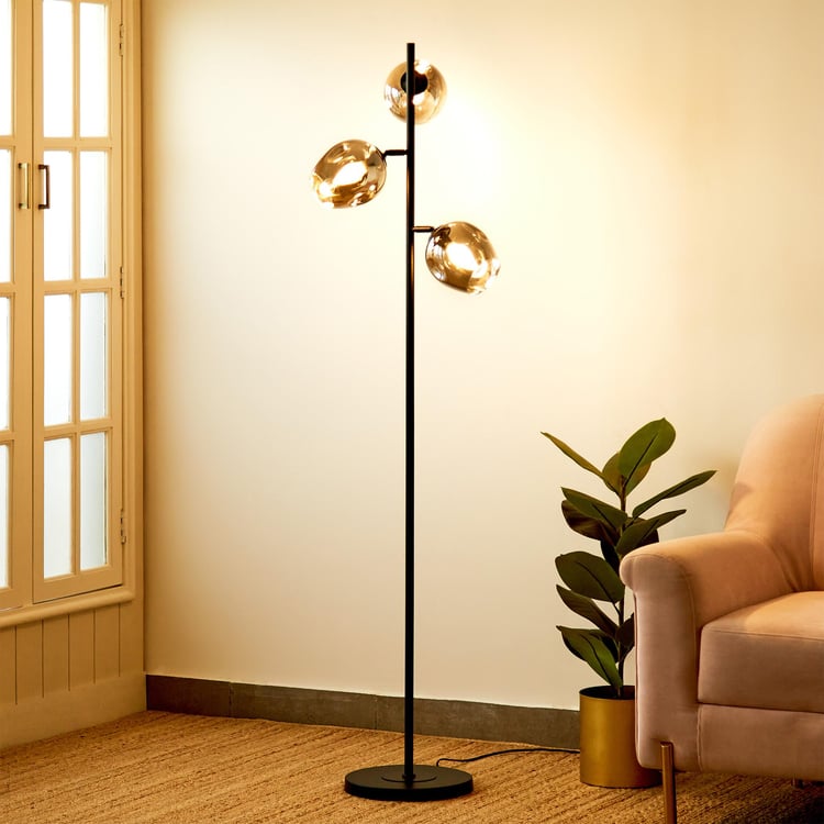 Melody Shellacs Metal Floor Lamp