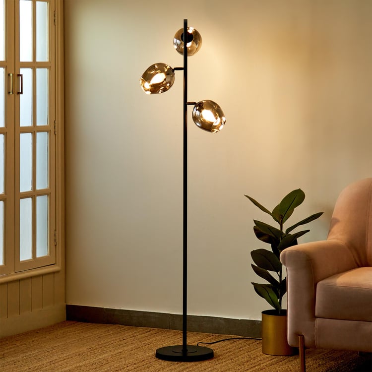 Melody Shellacs Metal Floor Lamp