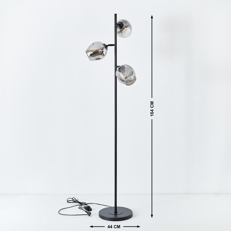 Melody Shellacs Metal Floor Lamp