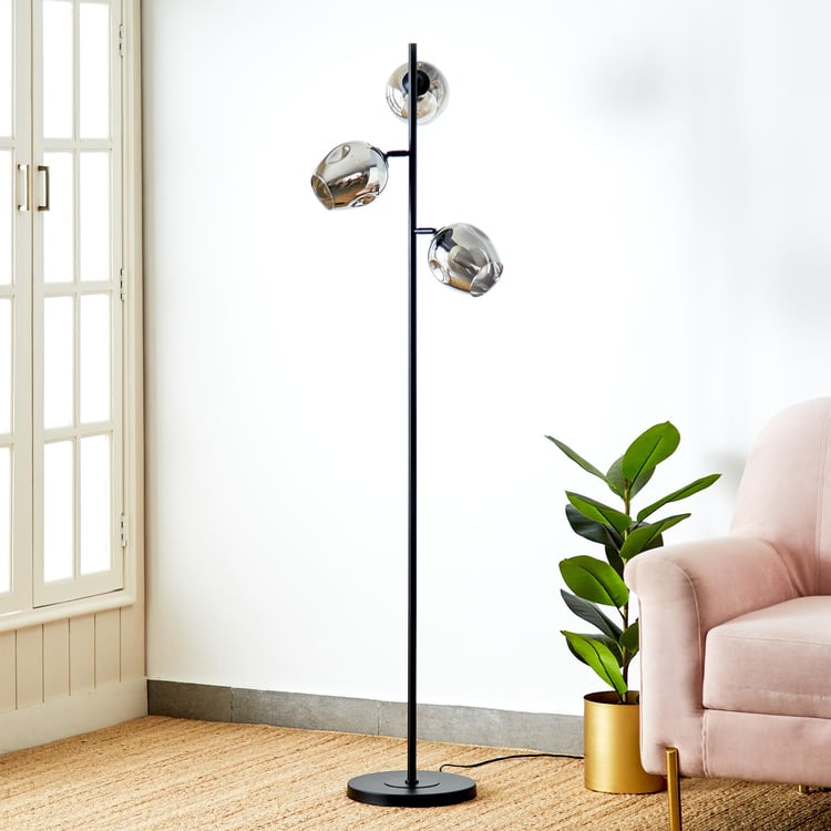 Melody Shellacs Metal Floor Lamp