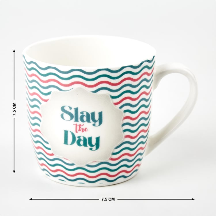 Raisa Bone China Printed Mug - 240ml