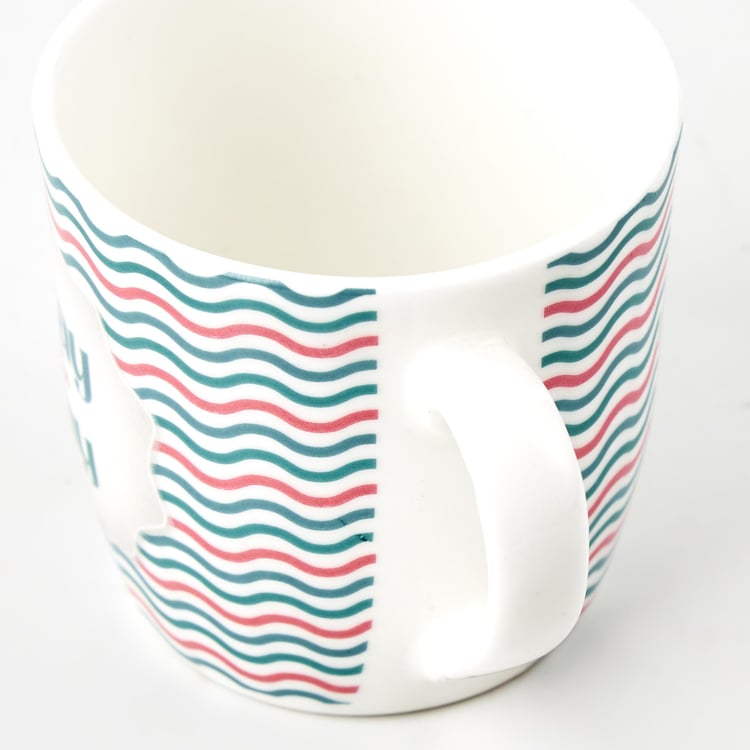 Raisa Bone China Printed Mug - 240ml