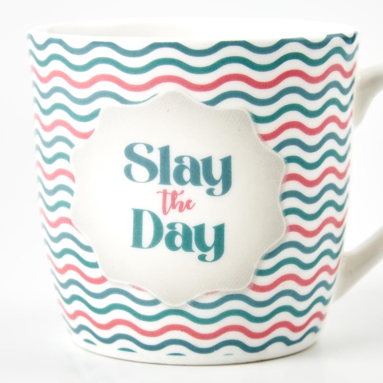 Raisa Bone China Printed Mug - 240ml