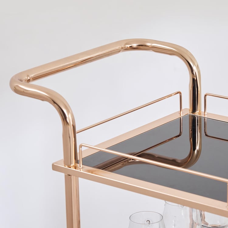 Clair Serving Trolley - Gold