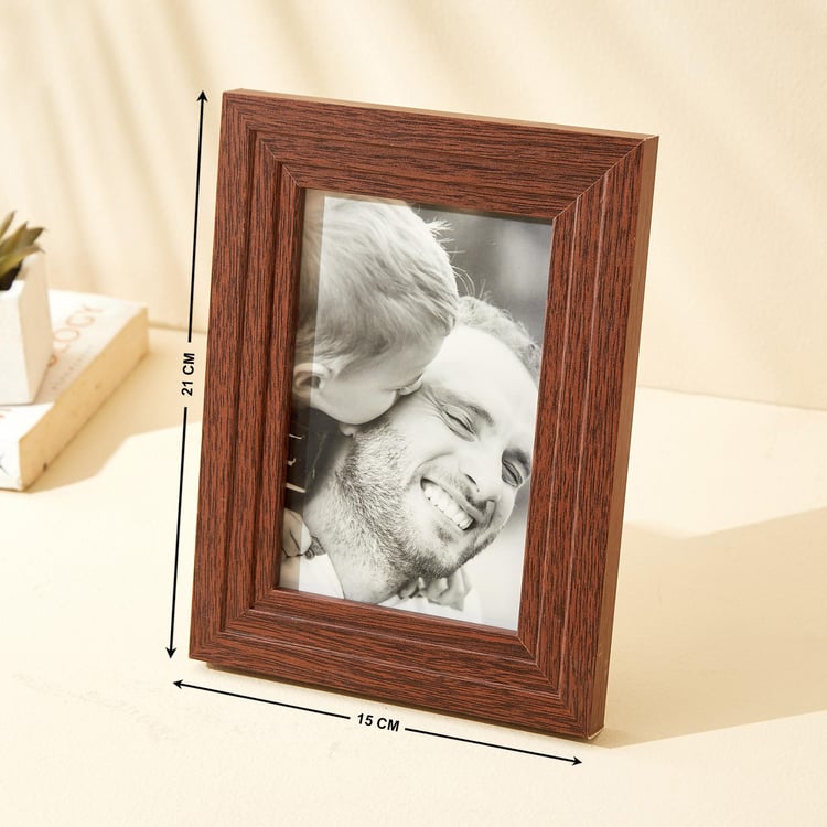 Sepia Plus Set of 2 Wooden Photo Frames - 15x2 cm