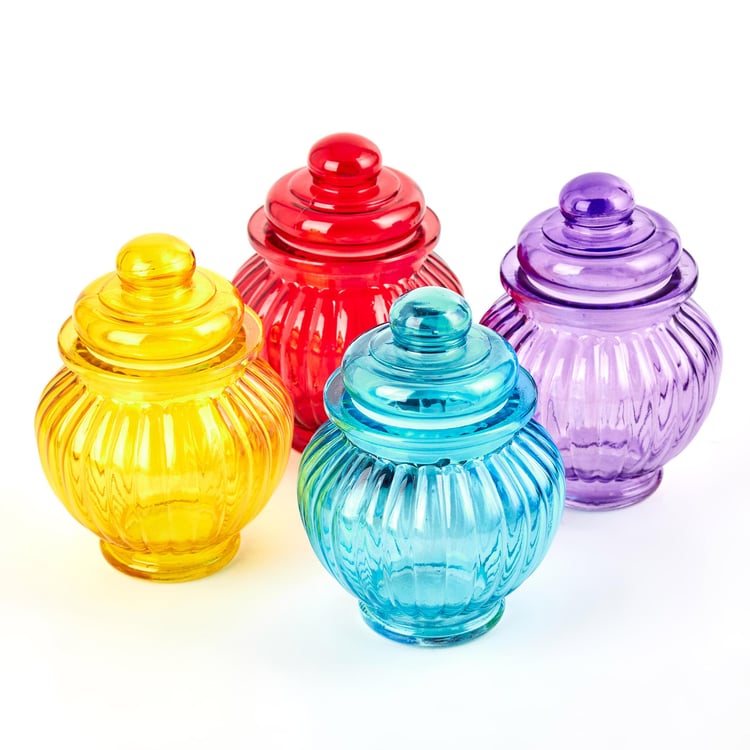 Corsica Medika Set of 4 Glass Jars with Lid - 270ml