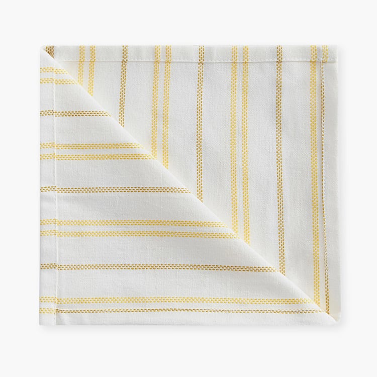 STELLAR HOME Kitchen Set of 4 Cotton Woven Table Napkins