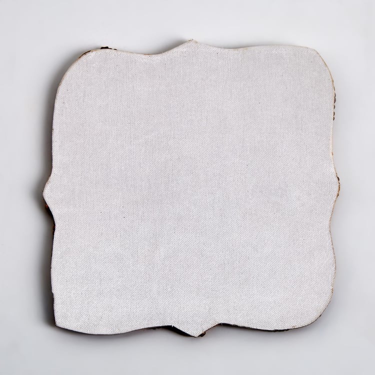 Maya Set of 4 Poly Satin Beaded Coasters