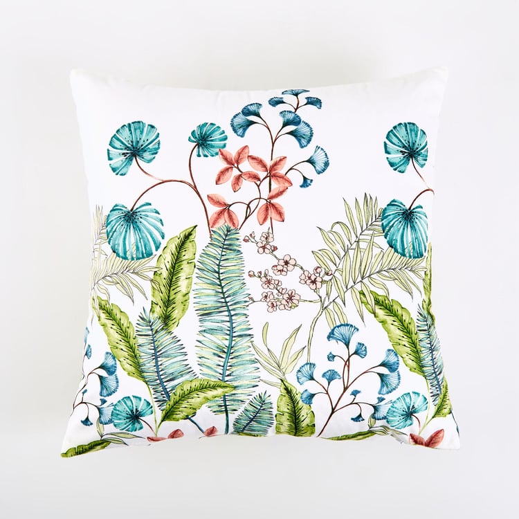 Evan Natura Set of 2 Printed Cushion Covers - 40x40cm