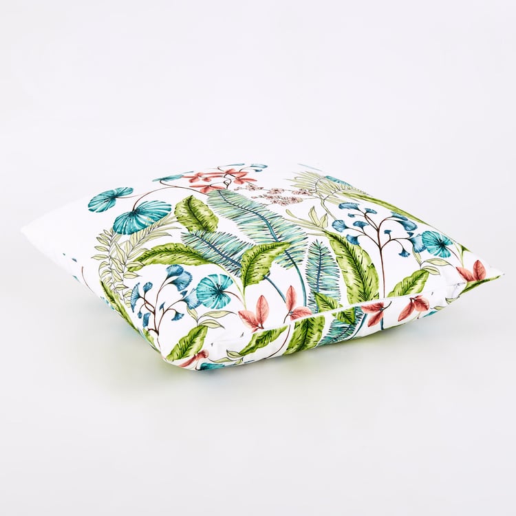 Evan Natura Set of 2 Printed Cushion Covers - 40x40cm