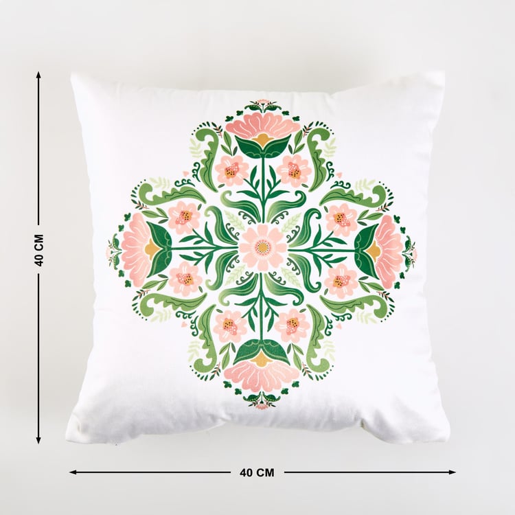 Evan Corrina Set of 2 Printed Cushion Covers - 40x40cm