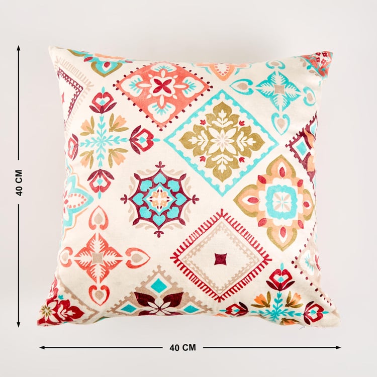 Evan Dawn Set of 2 Printed Cushion Covers - 40x40cm