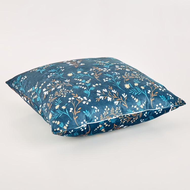 Evan Geranium Set of 2 Printed Cushion Covers - 40x40cm