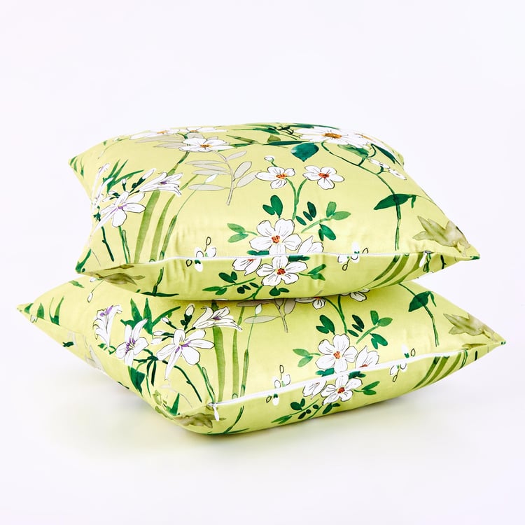 Evan Mayfield Set of 2 Printed Cushion Covers - 40x40cm