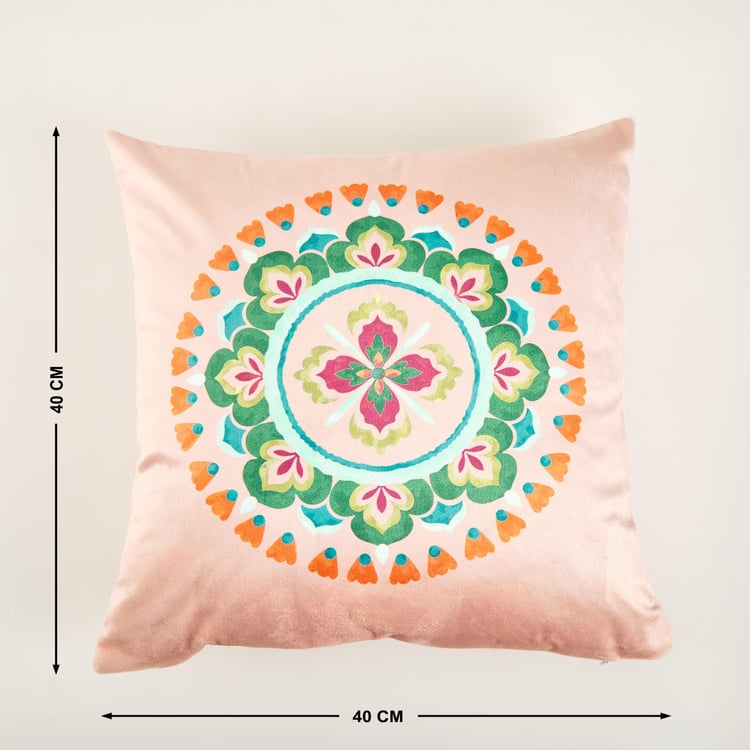 Evan Sara Printed Set of 2 Cushion Covers - 40x40cm