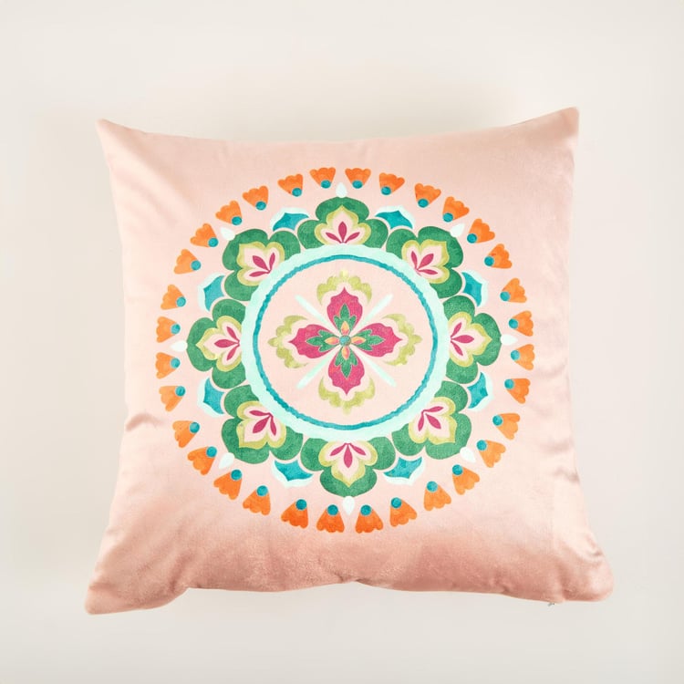 Evan Sara Printed Set of 2 Cushion Covers - 40x40cm