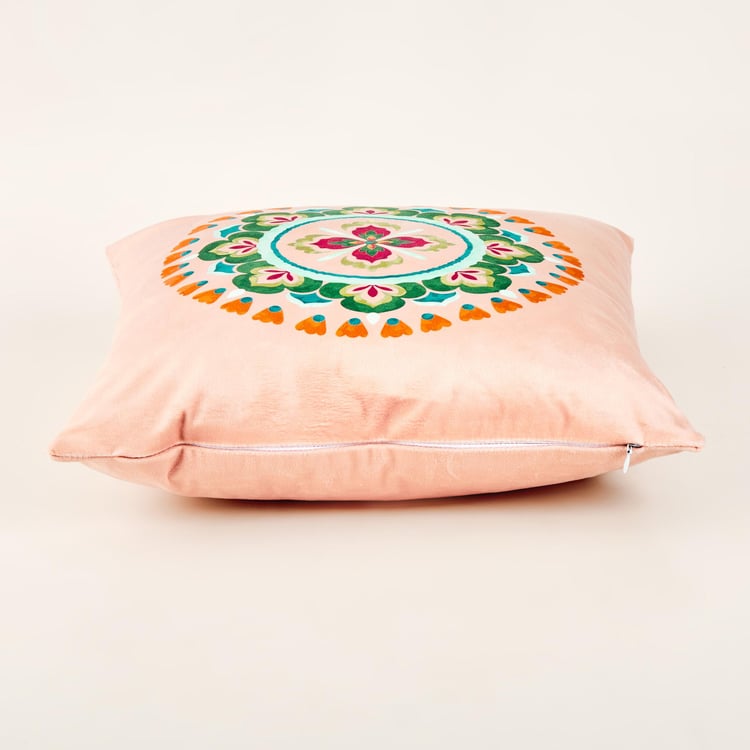 Evan Sara Printed Set of 2 Cushion Covers - 40x40cm