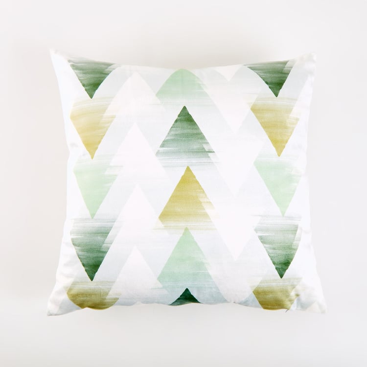 Evan Sesame Set of 2 Printed Cushion Covers - 40x40cm