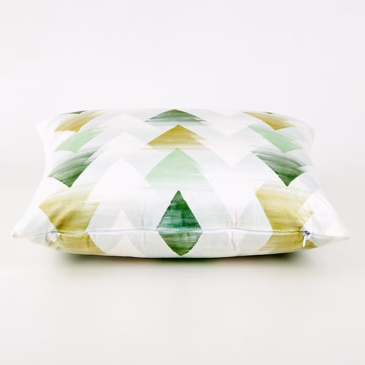 Evan Sesame Set of 2 Printed Cushion Covers - 40x40cm