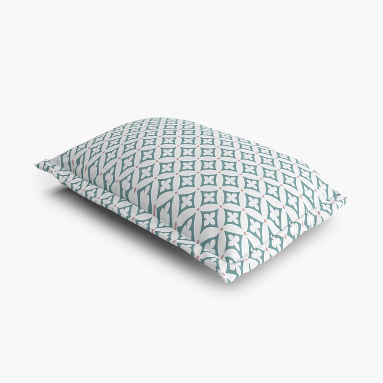Ellipse Flint Set of 2 Printed Pillow Covers - 70x45cm