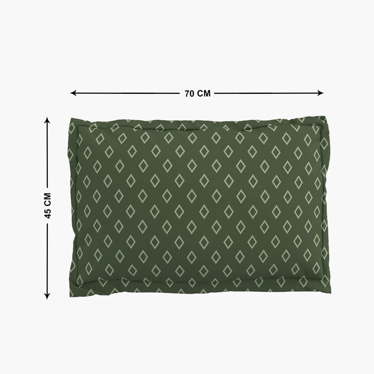 Ellipse Oak Set of 2 Printed Pillow Covers - 70x45cm