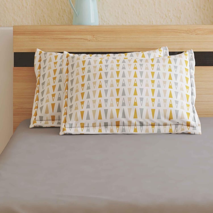 Ellipse Riley Set of 2 Printed Pillow Covers - 70x45cm