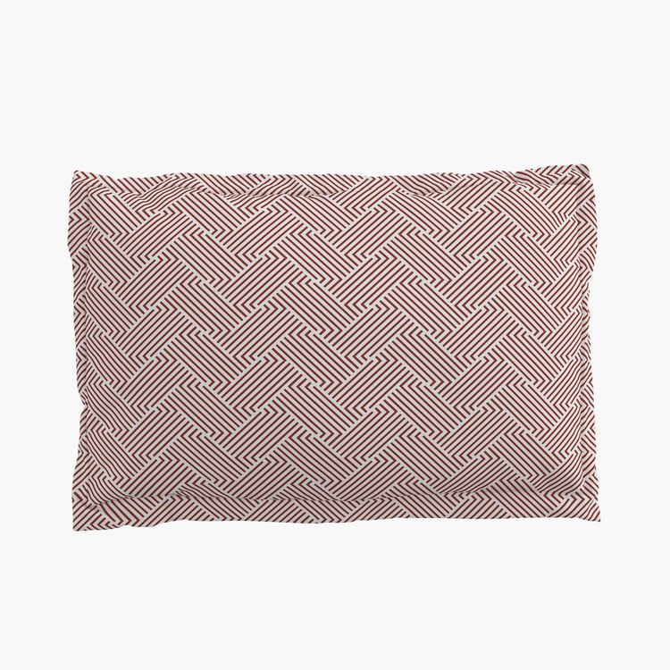 Ellipse Onyx Set of 2 Printed Pillow Covers - 70x45cm