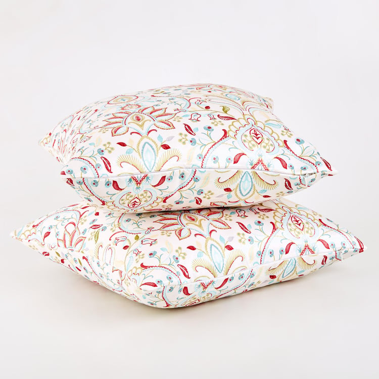 Amaya Tessela Set of 2 Printed Cushion Cover - 40x40cm