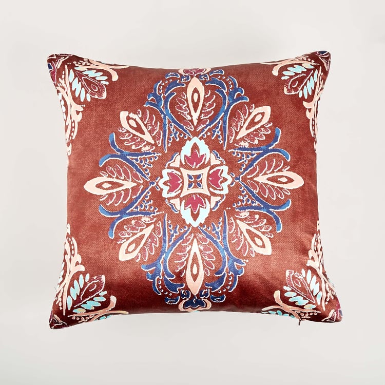 Amaya Thistle Set of 2 Printed Cushion Cover - 40x40cm