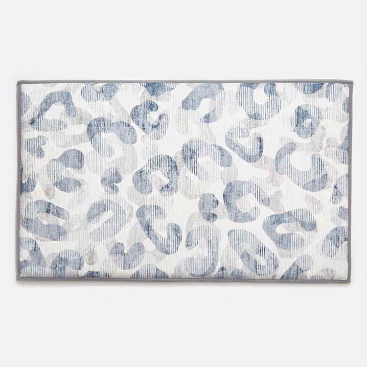 Buttercup Zenith Memory Foam Printed Bath Mat - 80x50cm