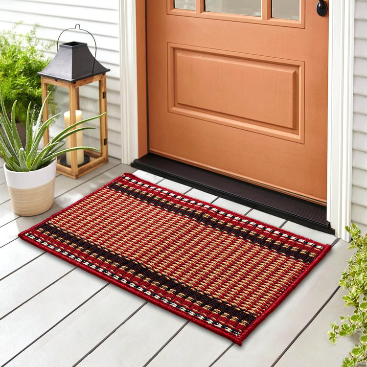 Freda Zebra Polypropylene Tufted Door Mat - 60x40cm