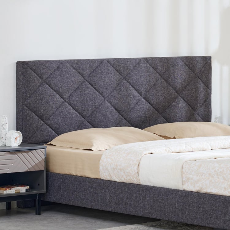 Connect Diamond King Bed - Grey