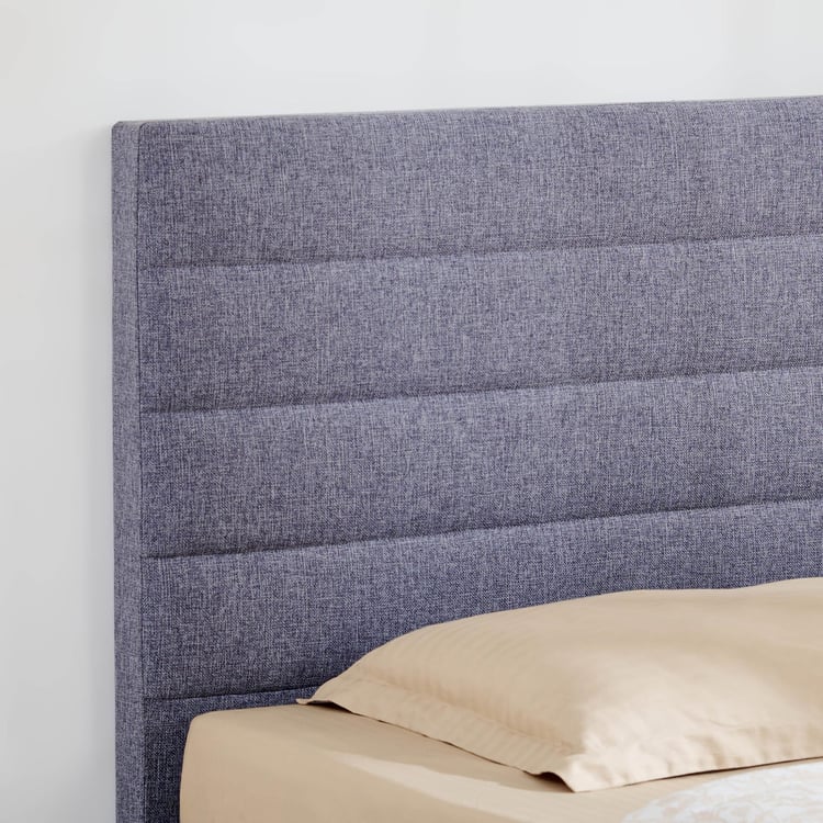 Connect Planks King Bed - Grey