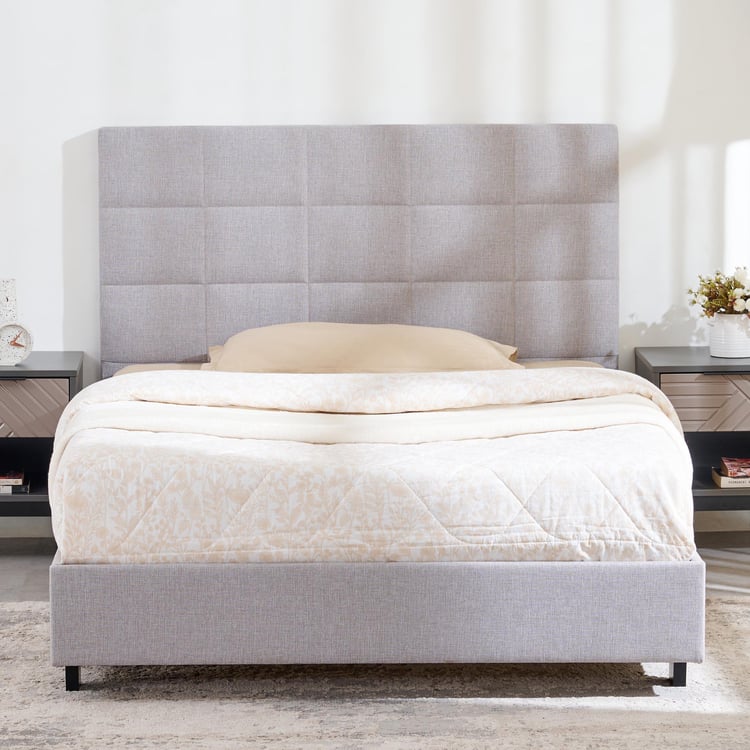 Connect Square Teen Bed - Grey