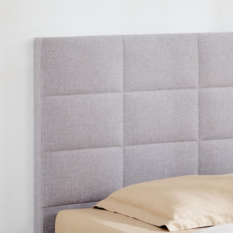 Connect Square King Bed - Grey