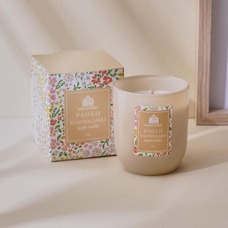 Paolo Apple Vanilla Scented Jar Candle