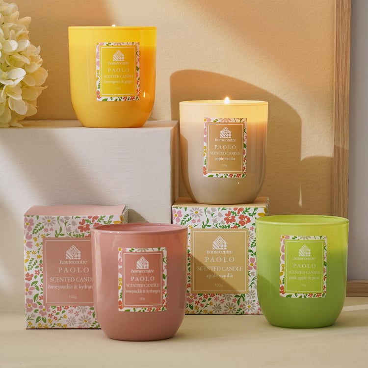 Paolo Apple Vanilla Scented Jar Candle