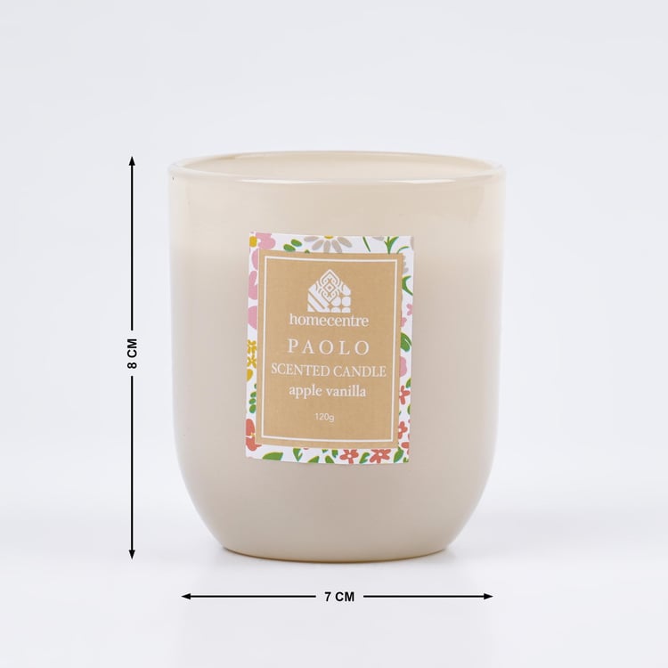 Paolo Apple Vanilla Scented Jar Candle