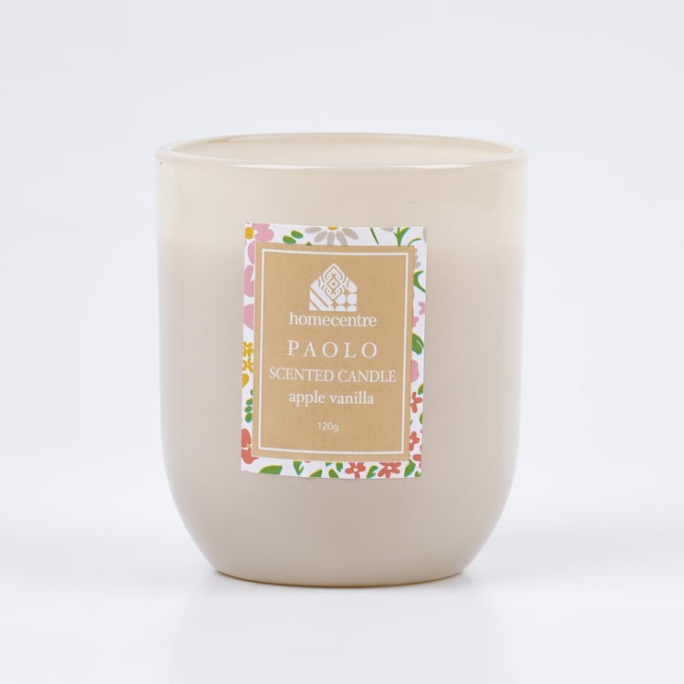 Paolo Apple Vanilla Scented Jar Candle