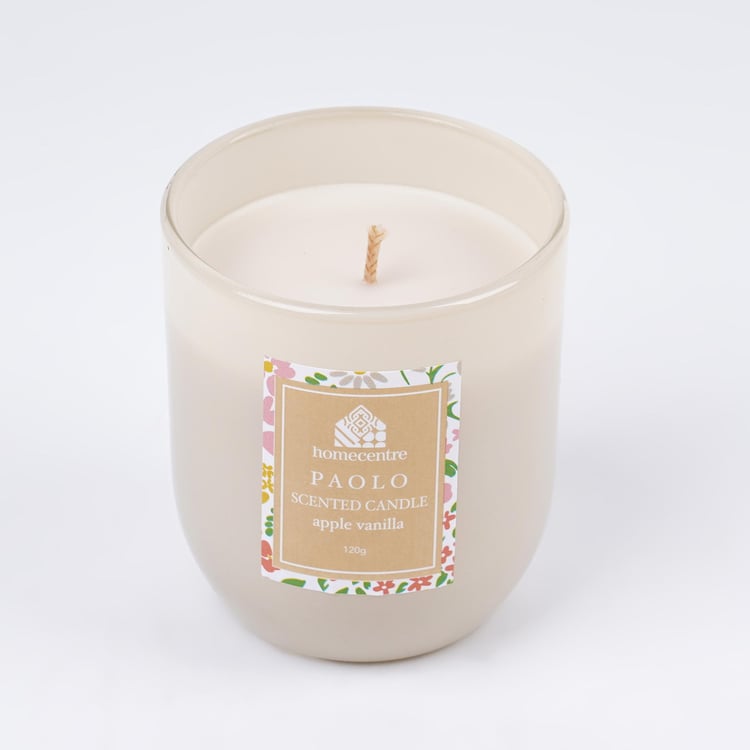 Paolo Apple Vanilla Scented Jar Candle