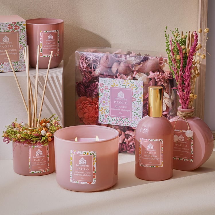 Paolo Honeysuckle and Hydrangea Scented Reed Diffuser Set