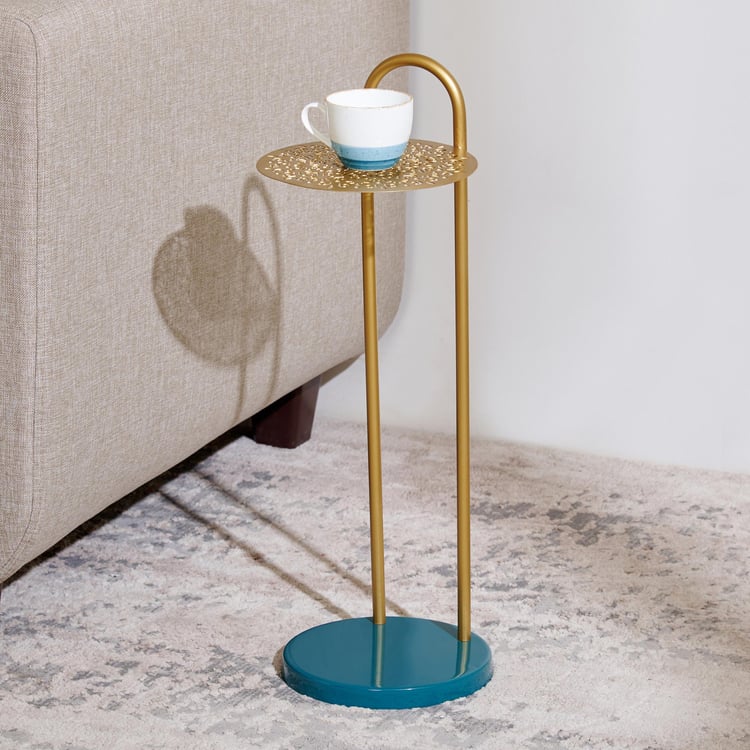 Maya Metal End Table - Gold