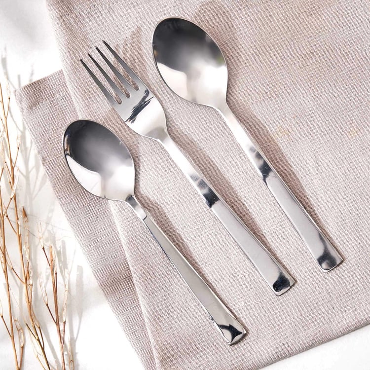 Glister Trilby 18Pcs Stainless Steel Cutlery Set