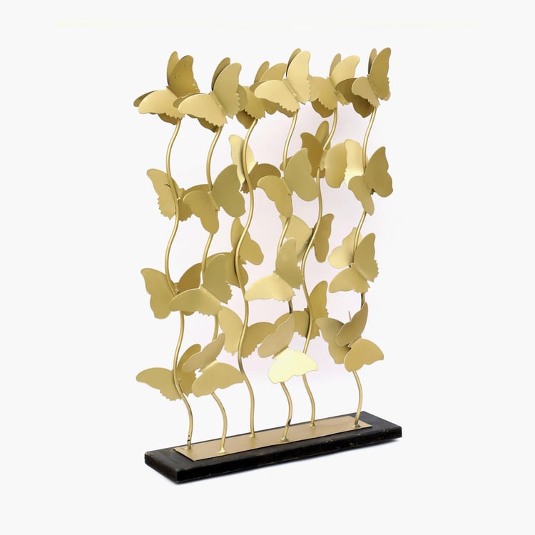 VEDAS Anshi Metal Cluster Butterflies Table Accent