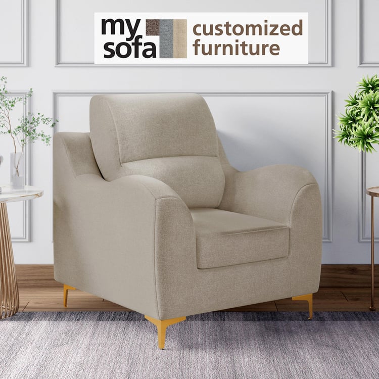 Bianca Fabric 1-Seater Sofa - Customized Furniture