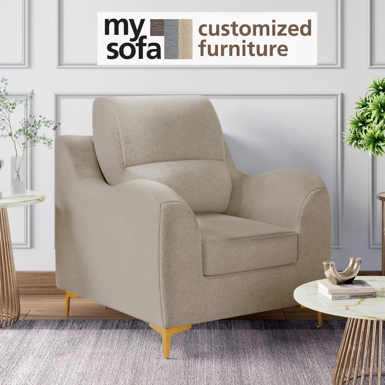 Bianca Fabric 1-Seater Sofa - Customized Furniture