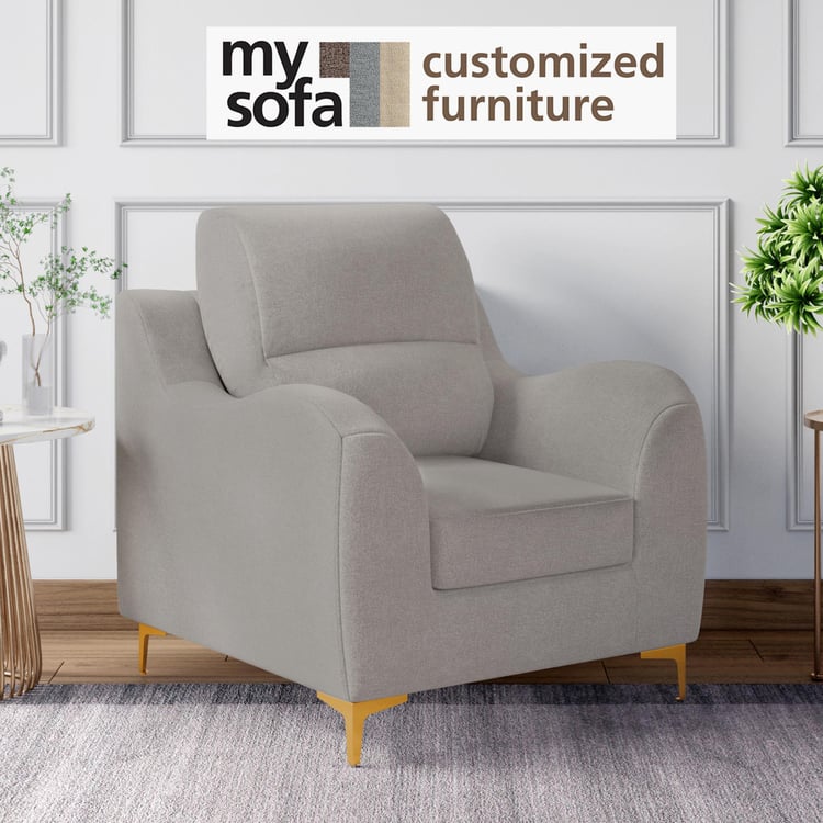 Bianca Fabric 1-Seater Sofa - Customized Furniture