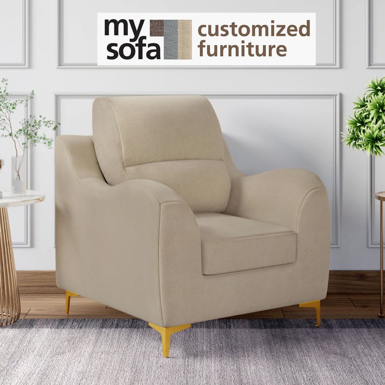 Bianca Chenille 1-Seater Sofa - Customized Furniture