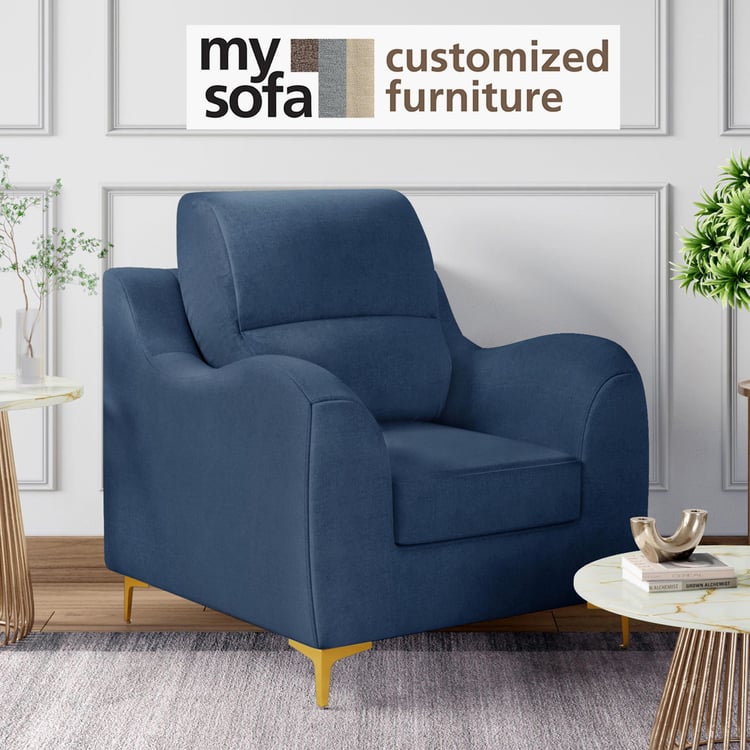 Bianca Chenille 1-Seater Sofa - Customized Furniture